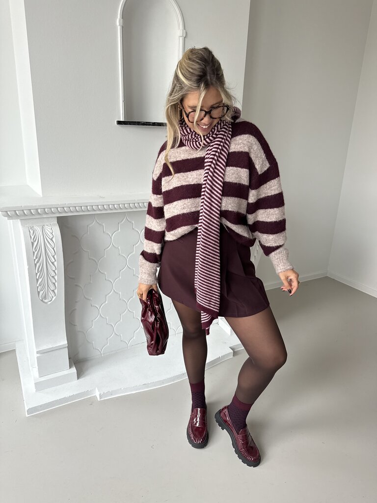Lilou skirt burgundy