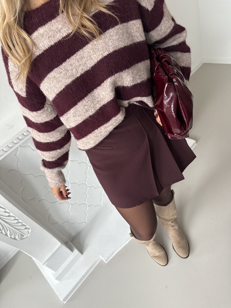 Lilou skirt burgundy