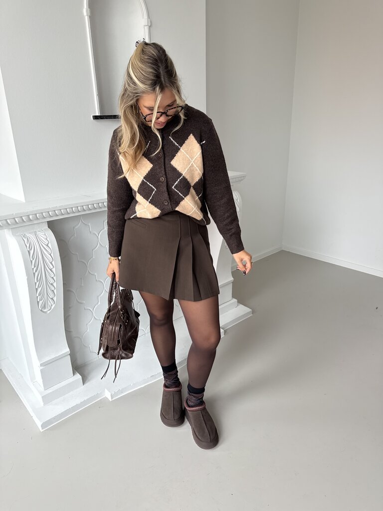 Zola cardigan brown