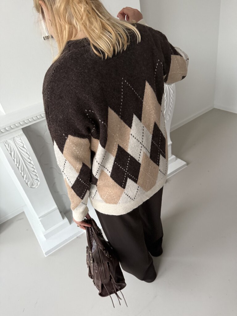 Autumn cardigan brown