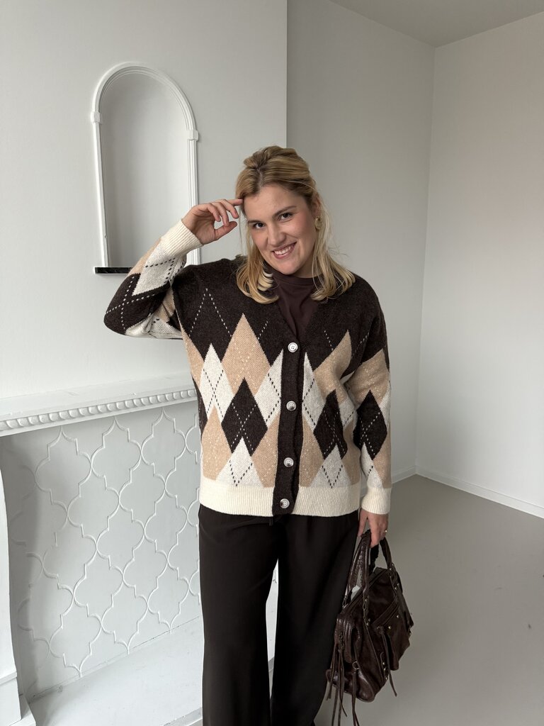Autumn cardigan brown