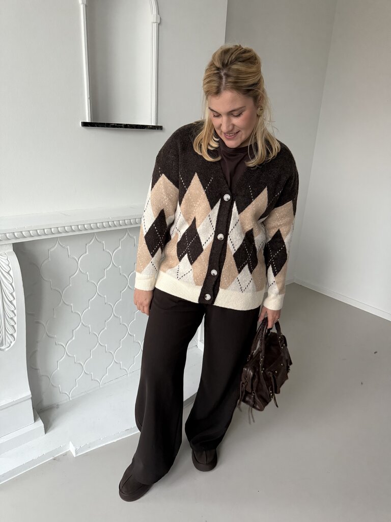 Autumn cardigan brown