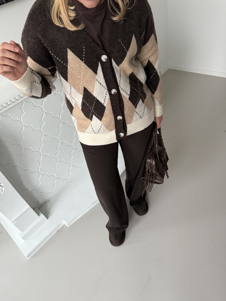 Autumn cardigan brown