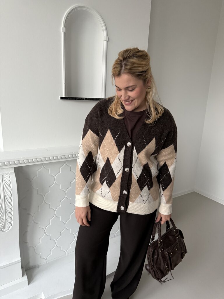 Autumn cardigan brown