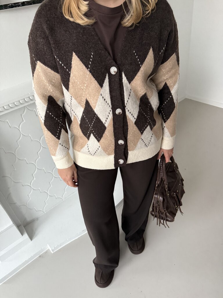 Autumn cardigan brown