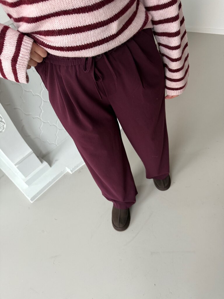 Marie pantalon burgundy