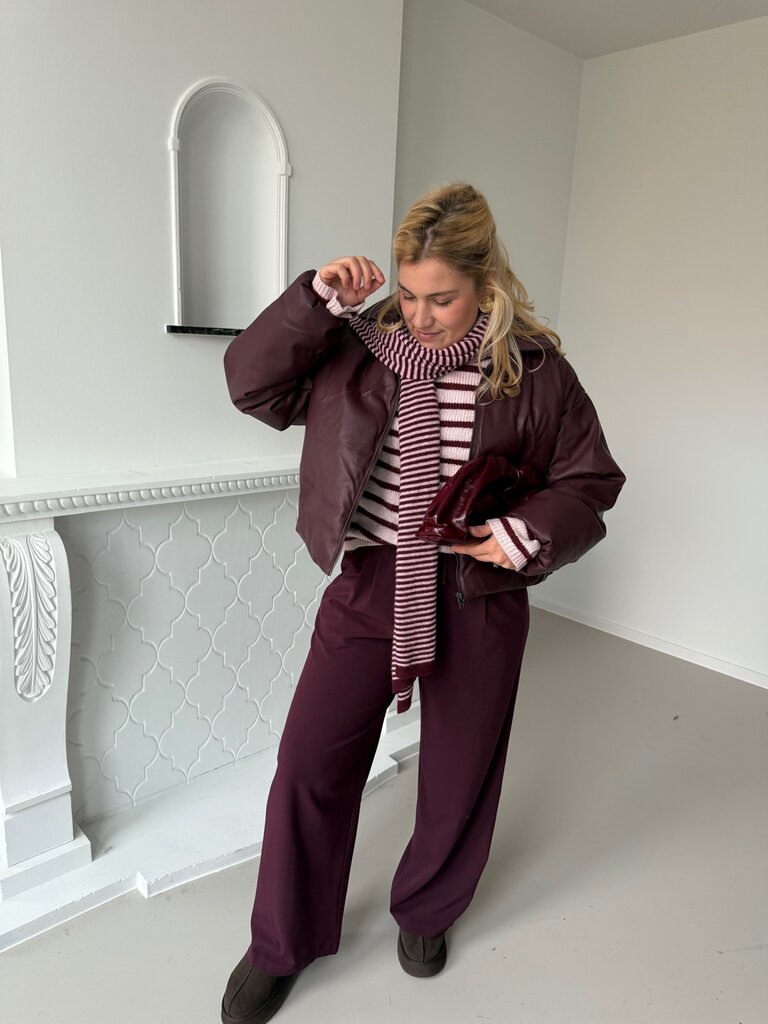 Marie pantalon burgundy