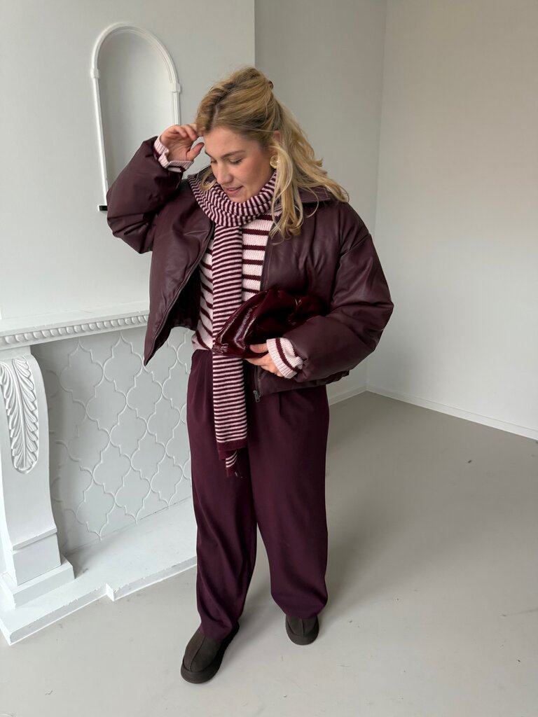 Marie pantalon burgundy