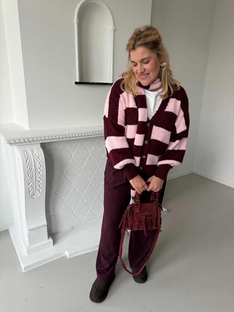 Marie pantalon burgundy