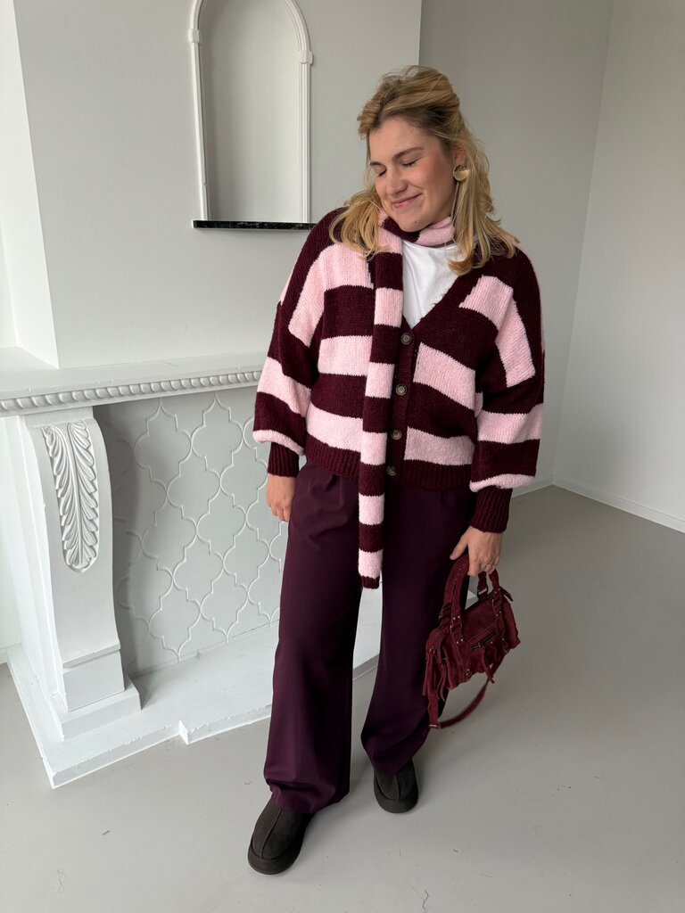 Marie pantalon burgundy