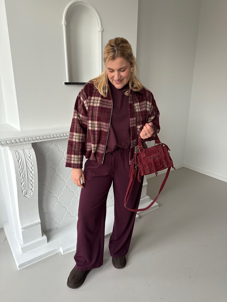 Marie pantalon burgundy