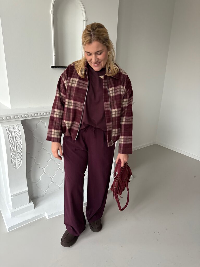 Marie pantalon burgundy