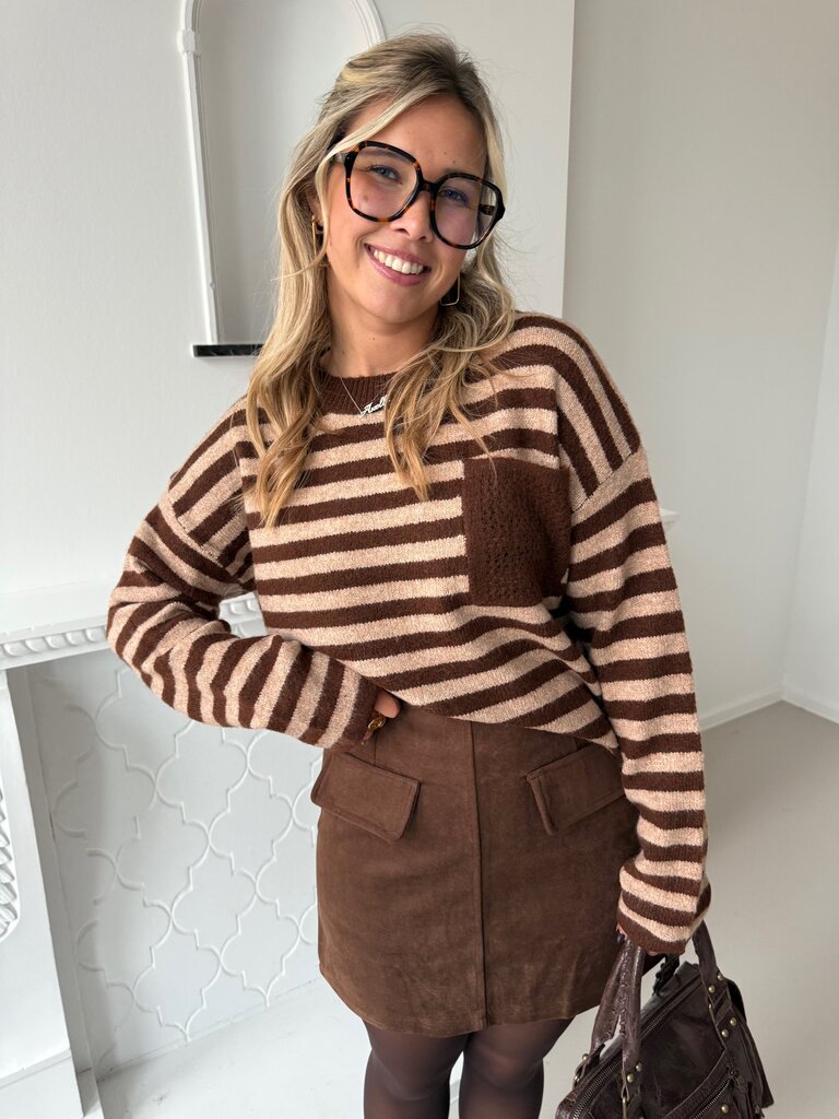 Victoria knit caramel