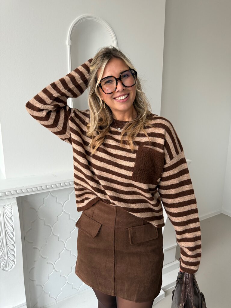 Victoria knit caramel