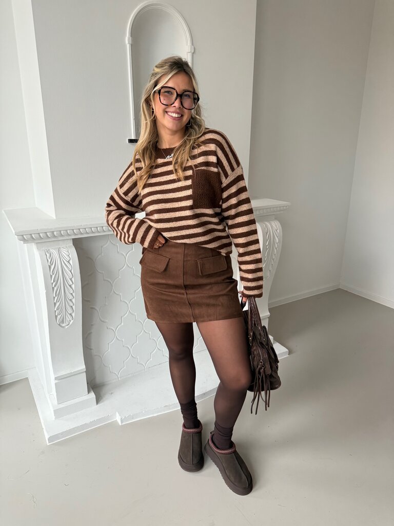 Victoria knit caramel