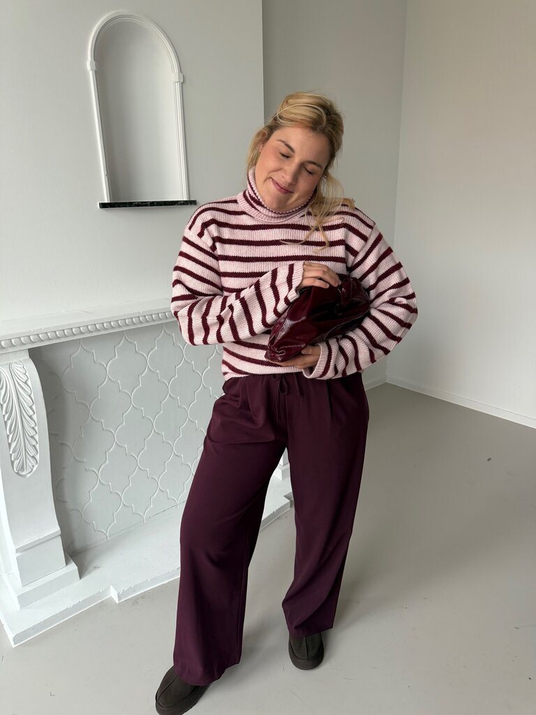 Rosanna knit pink/burgundy