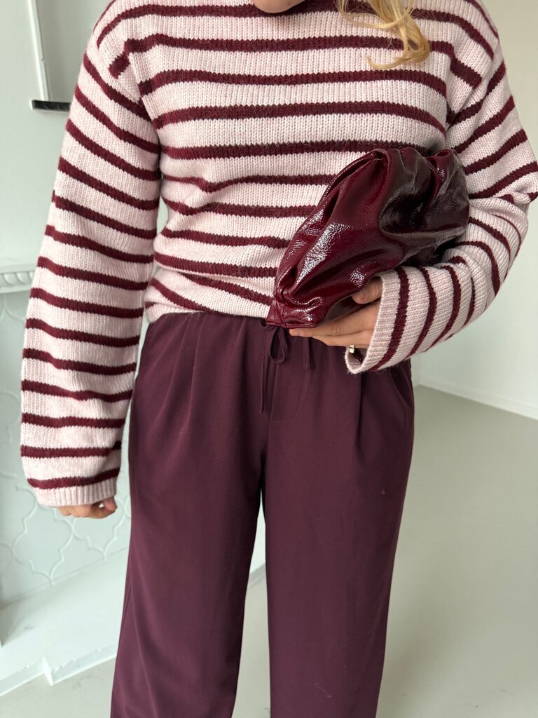 Rosanna knit pink/burgundy