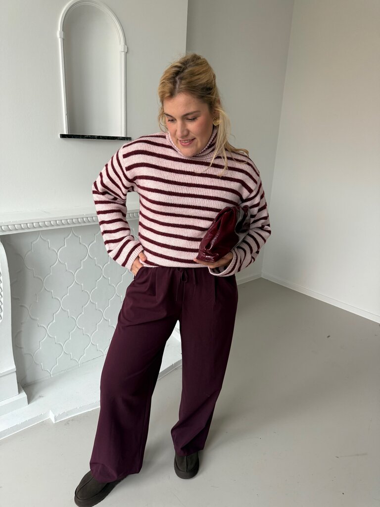 Rosanna knit pink/burgundy