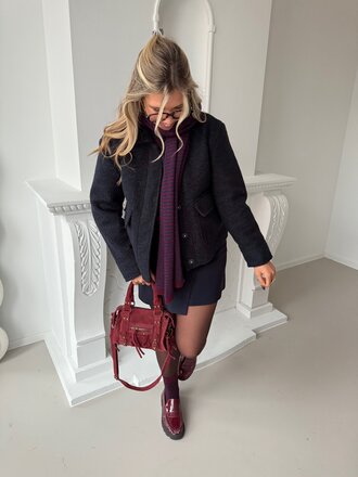 Sanne short jacket blue