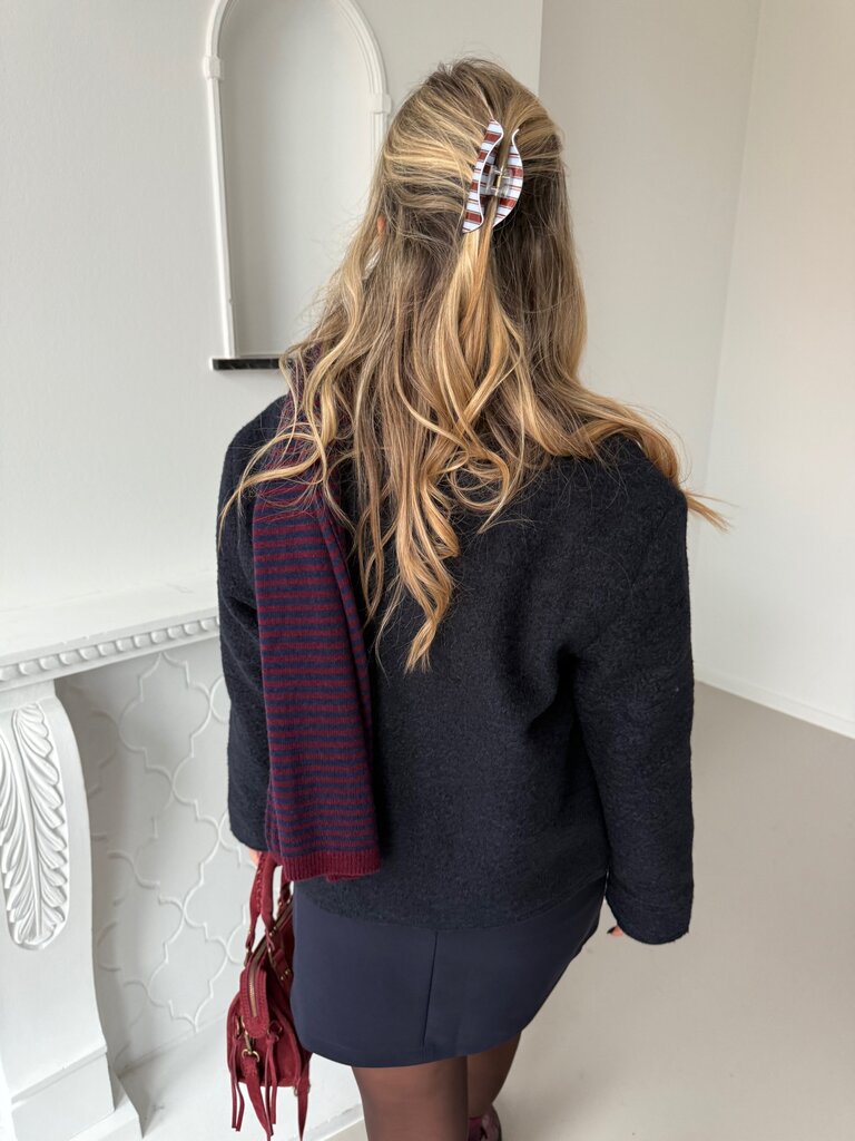 Sanne short jacket blue