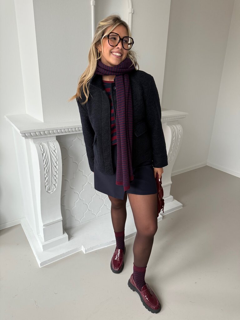 Sanne short jacket blue