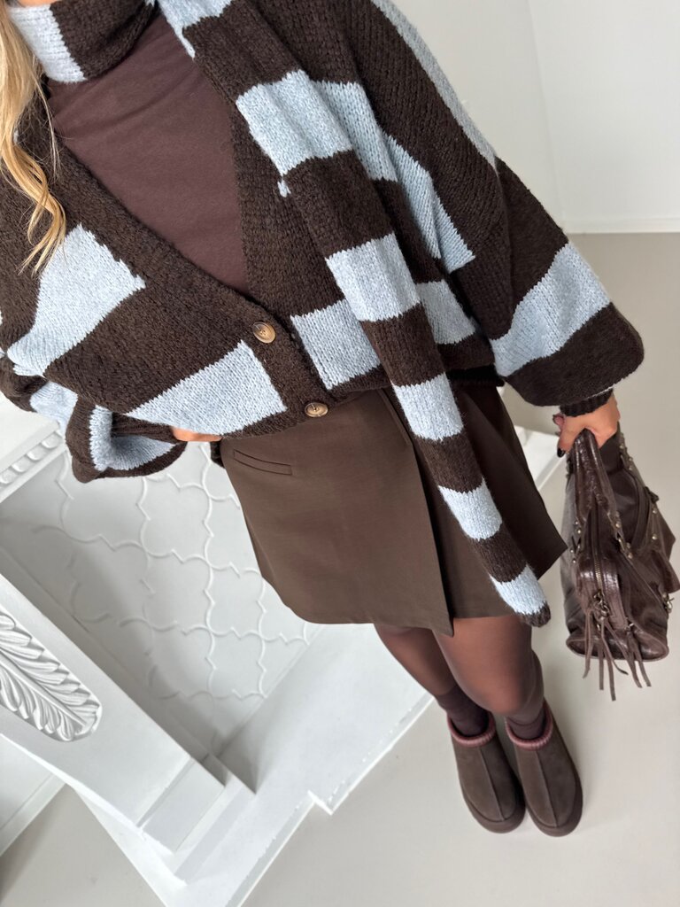 Mila oversized t-shirt brown