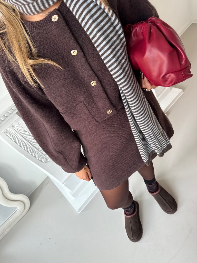 Sara clutch burgundy