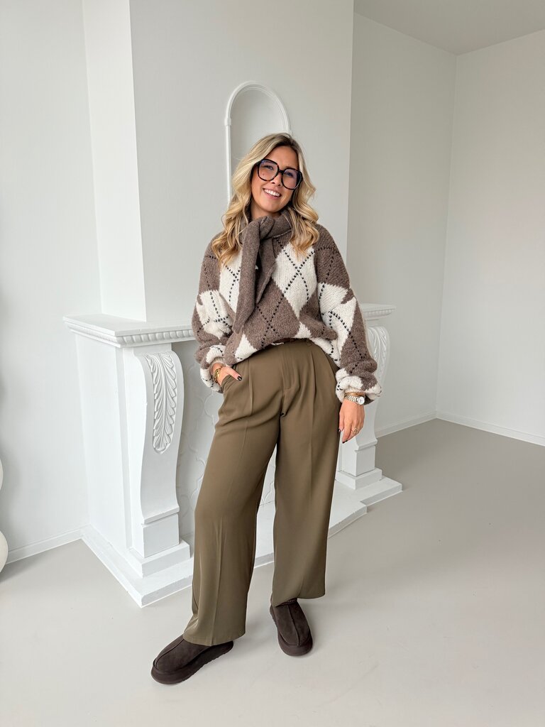 Mathilda pantalon khaki