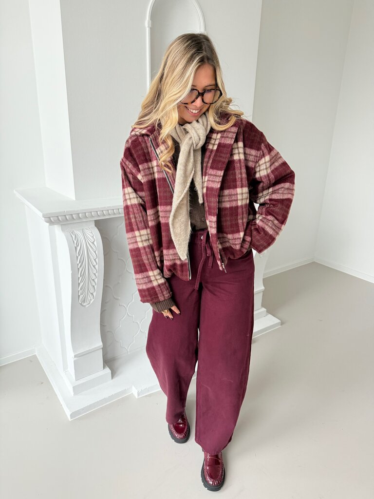 Triangle scarf beige