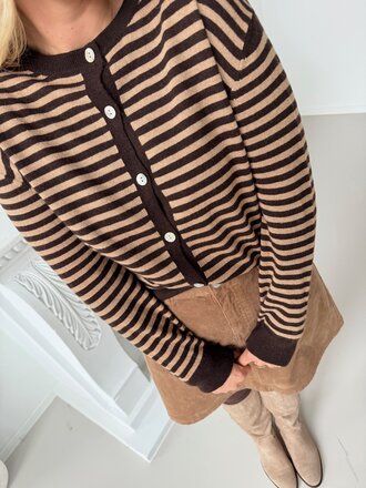 Flo gilet brown/caramel