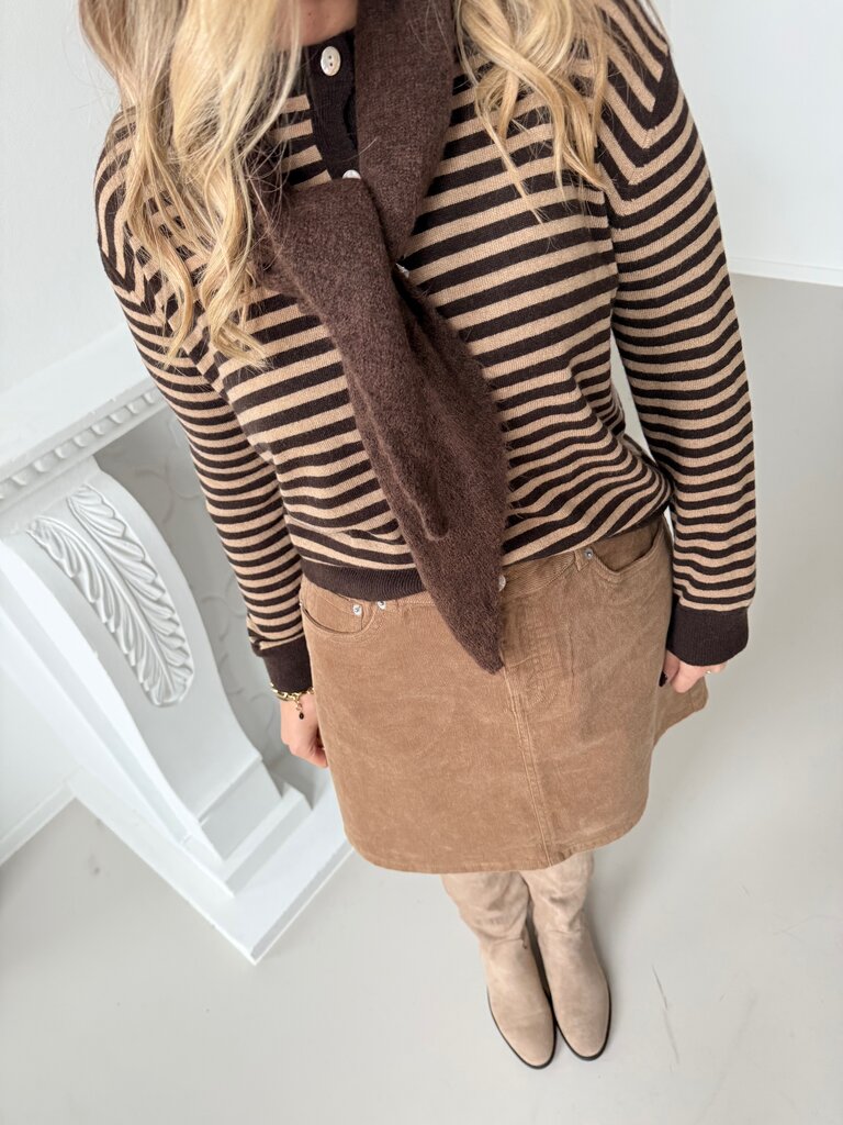 Flo gilet brown/caramel