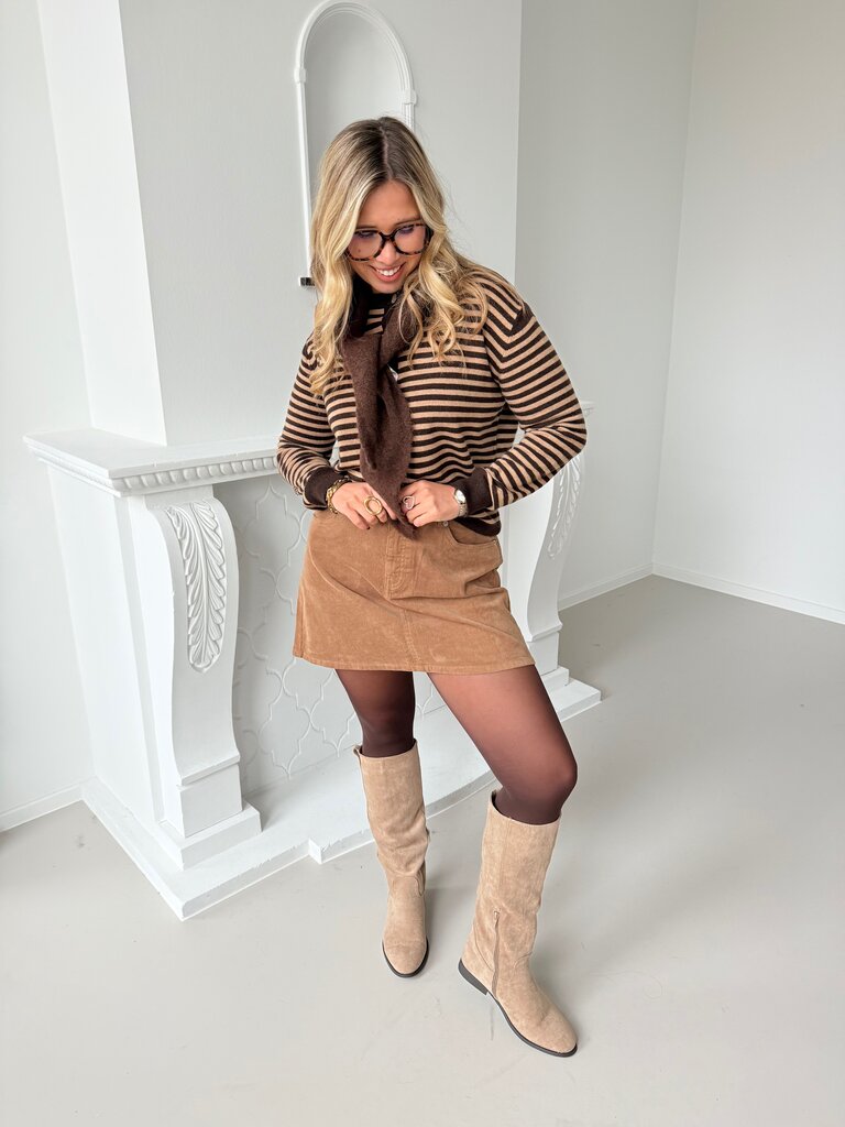 Flo gilet brown/caramel