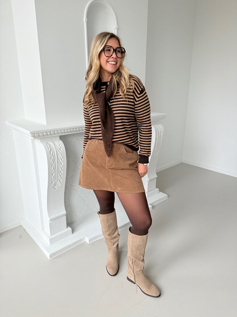 Flo gilet brown/caramel