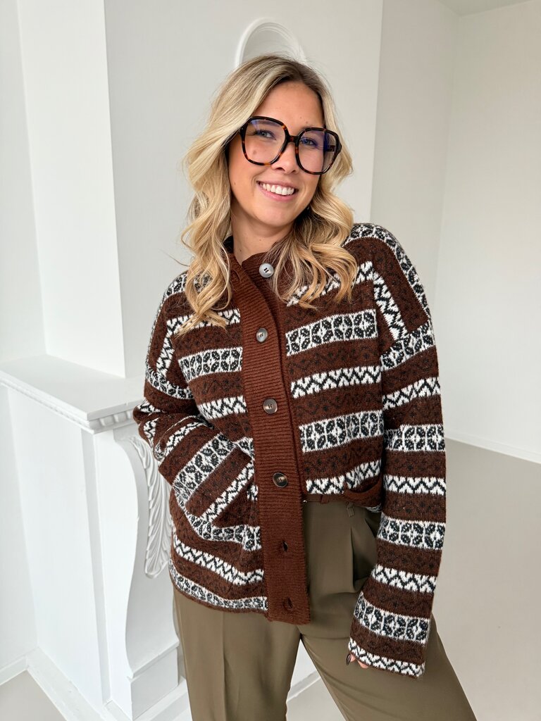 Frieda knit brown