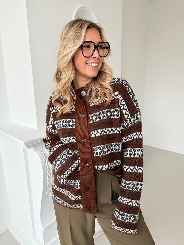 Frieda knit brown