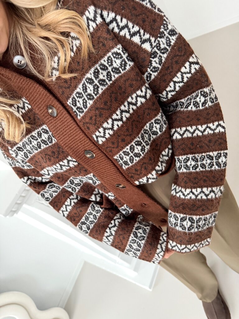 Frieda knit brown