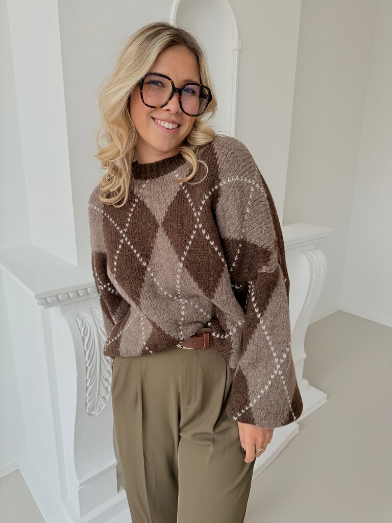 Vero knit brown