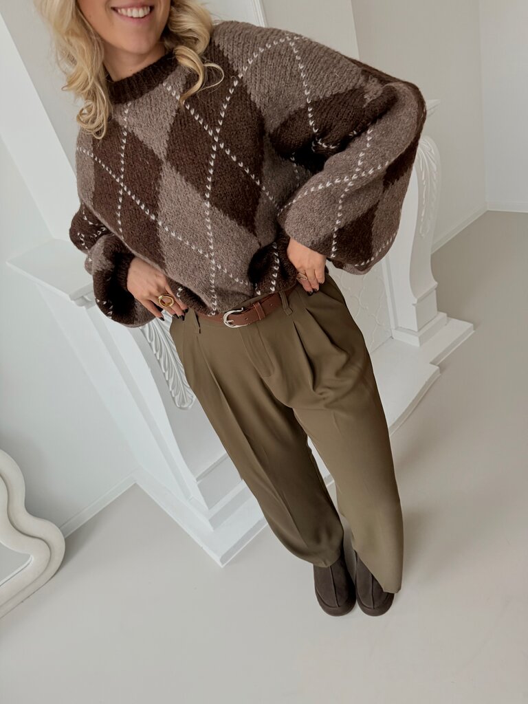 Vero knit brown
