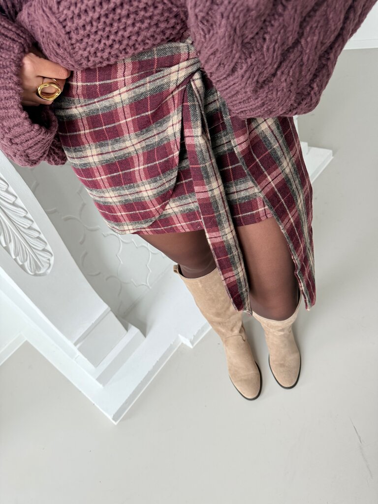 Juju skirt burgundy