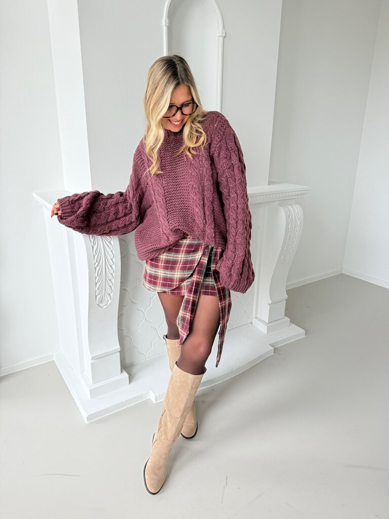 Juju skirt burgundy