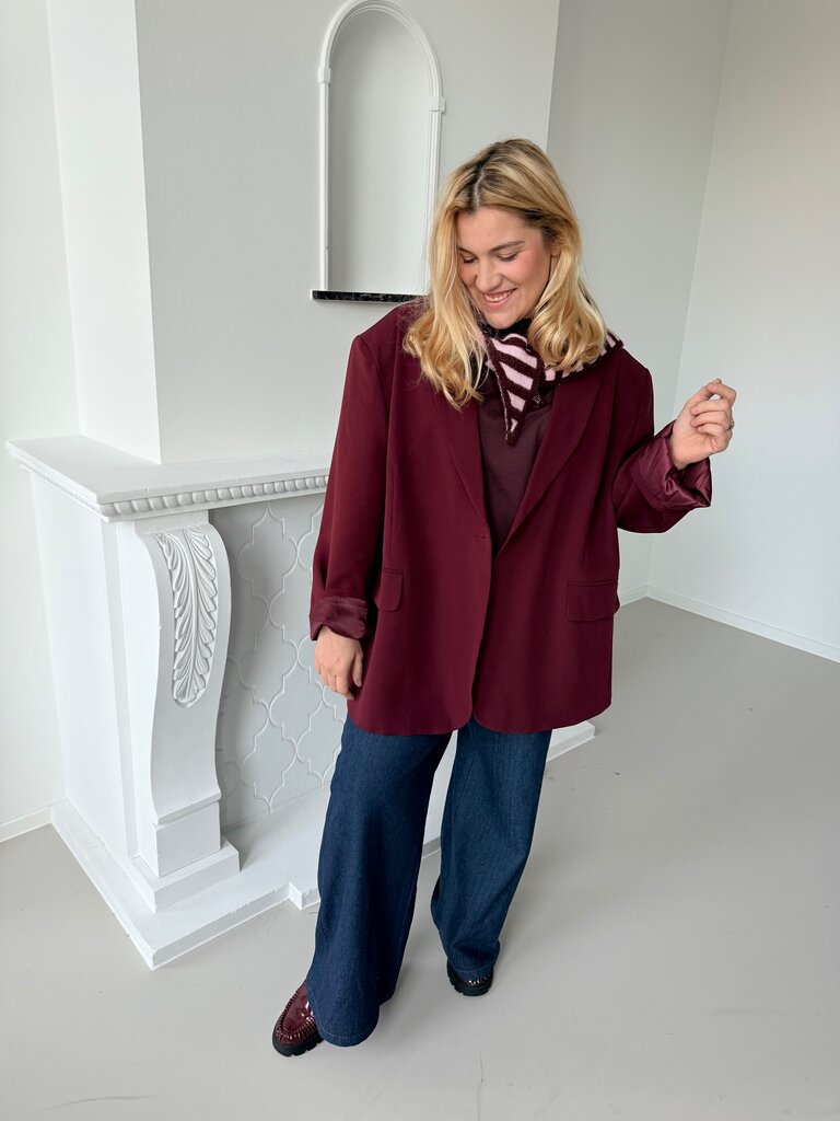 Kato blazer burgundy