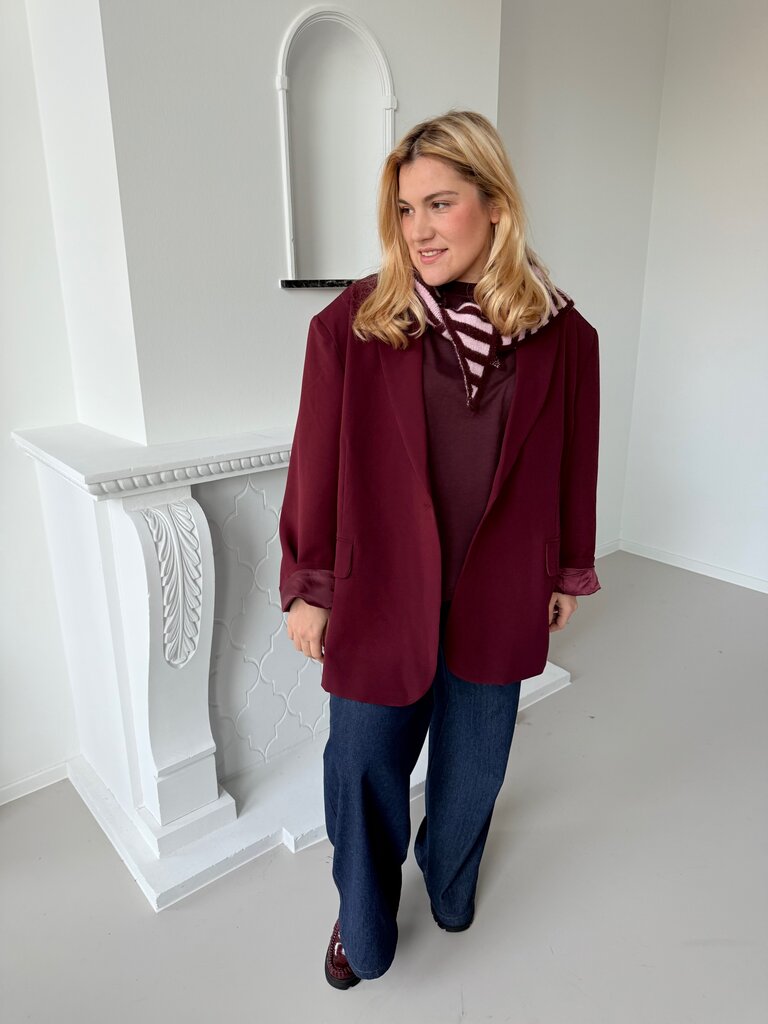 Kato blazer burgundy