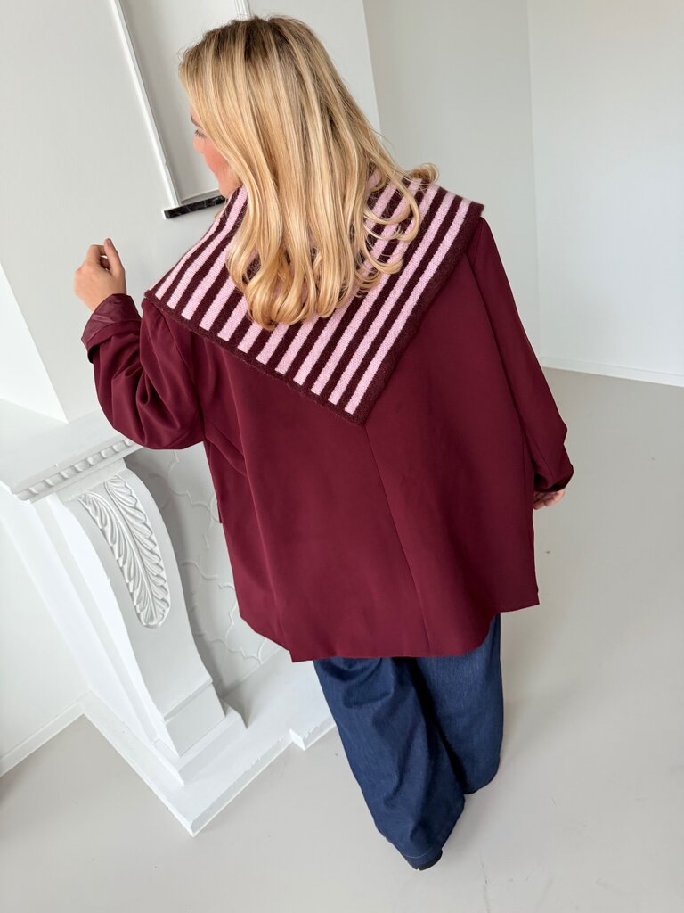 Kato blazer burgundy