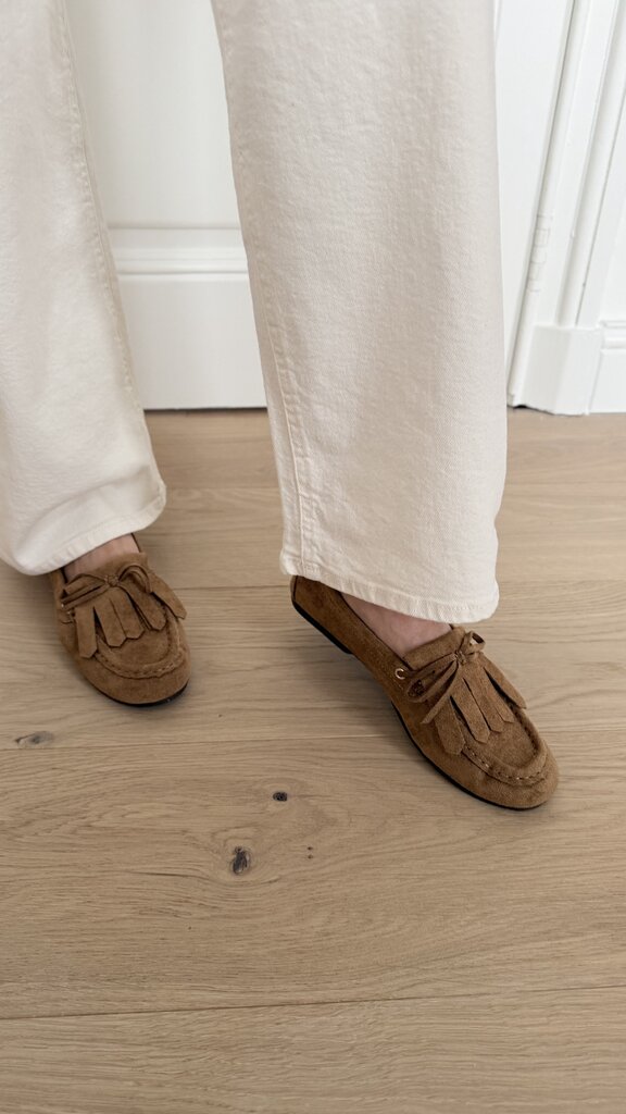 Axelle mocassins camel