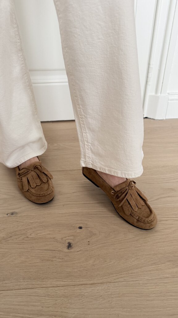 Axelle mocassins camel