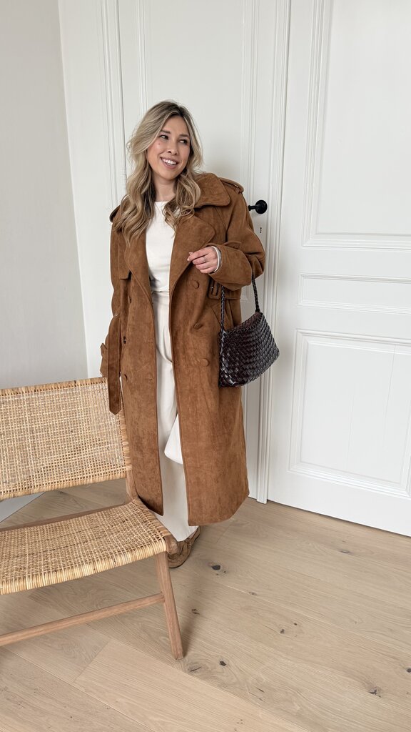Ava trenchcoat camel
