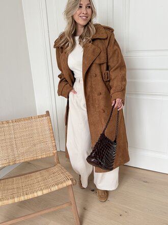 Ava trenchcoat camel