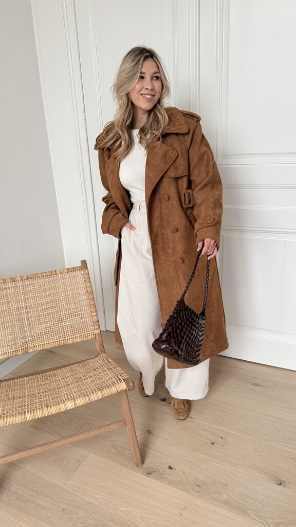 Ava trenchcoat camel
