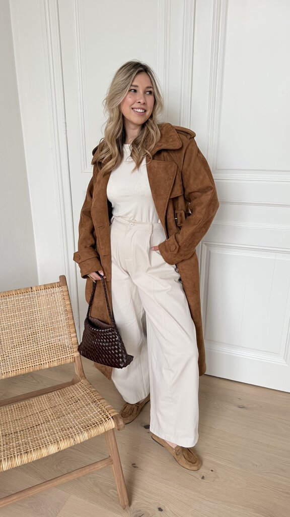 Ava trenchcoat camel