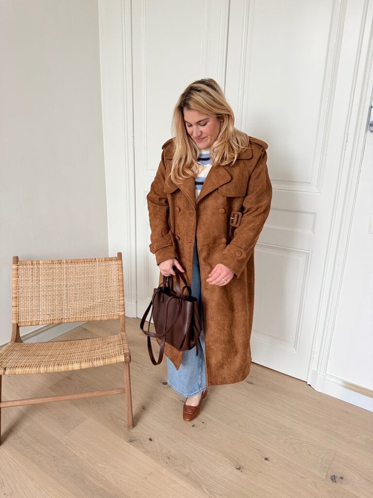 Ava trenchcoat camel